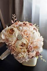 Photos of Wedding Silk Flowers Bridal Bouquet
