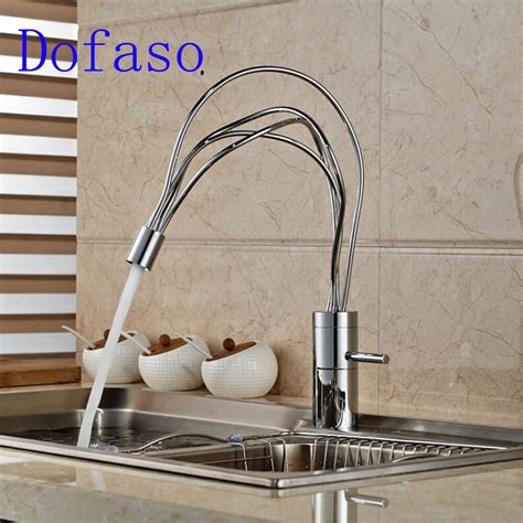 Dofaso Creative Kitchen Spring Faucet 360 Degree Rotating Single Lever
