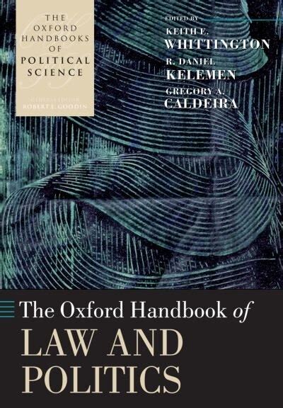 The Oxford Handbook Of Law And Politics Book By Keith E Whittington