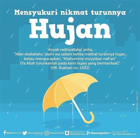 Jangan cela ketika hujan turun.. Islamic Messages, Islamic Quotes Quran