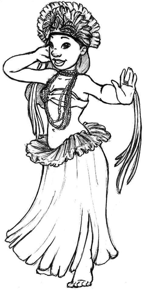 Download a free pdf sample book of maps Pilialoha Ohana Hula Girl Coloring Pages : Coloring Sky