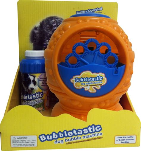 Bubbletastic Bacon Bubble Machine For Dogs With Free 8oz Bottle Of
