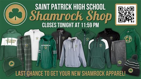 Saint Patrick Hs On Twitter Today Is The Last Day To Get Your New
