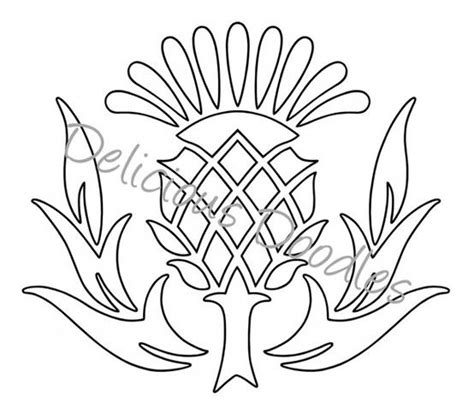 Thistle Stencil Printable Tutoreorg Master Of Documents