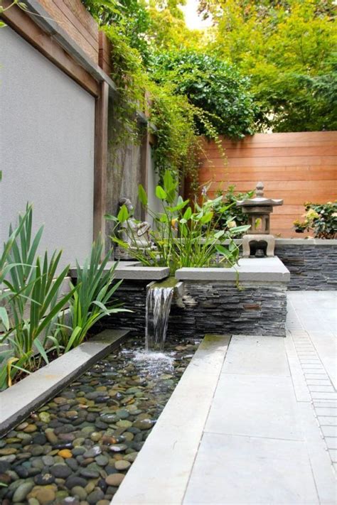 Id.pinterest.com want to redesign the garden in your home, you can apply a bamboo garden design to decorate your home landscape. Zen Garden Patio With Pond Bamboo Ponds Backyard Water ...