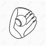 Glove Baseball Softball Ball Drawing Icon Isometric League Style Getdrawings Illustrations Gograph 3d Dreamstime Bats Illustration Vectors Background sketch template