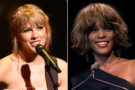 taylor swift ties whitney houston as female artist with most weeks at no 1 on billboard chart