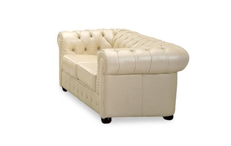 Ivory Genuine Italian Leather Sofa Set 3pcs Contemporary Esf 258 Buy