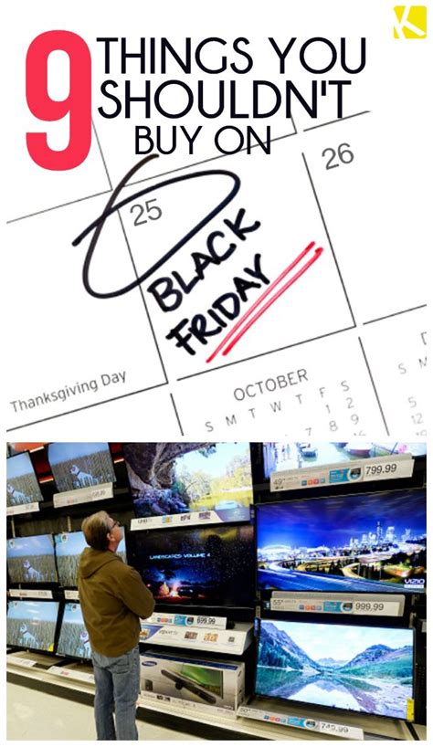 What Should I Wait To Buy On Black Friday - 8 Items You DON'T Want to Buy on Black Friday | Black friday, Black