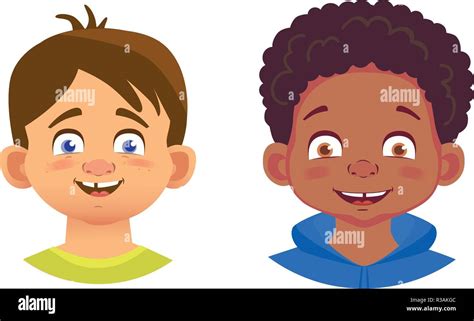 Boys Character Set Stock Vector Image And Art Alamy