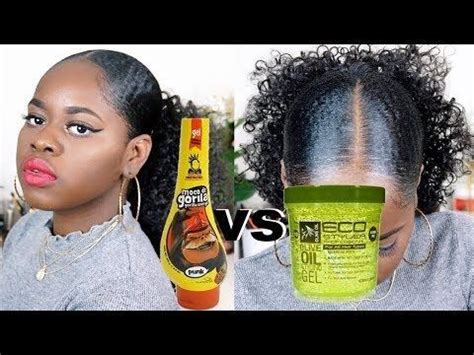 Packing gel styles/ponytail styles for cute ladies/2020# watch more styles below latest ponytail hairstyles/packing gel styles. 11 Best Edge Control for Coarse Hair Gels 4C Naturals ONLY in 2020 | Eco styler gel, Short ...