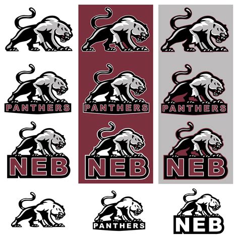 School Panther Logos