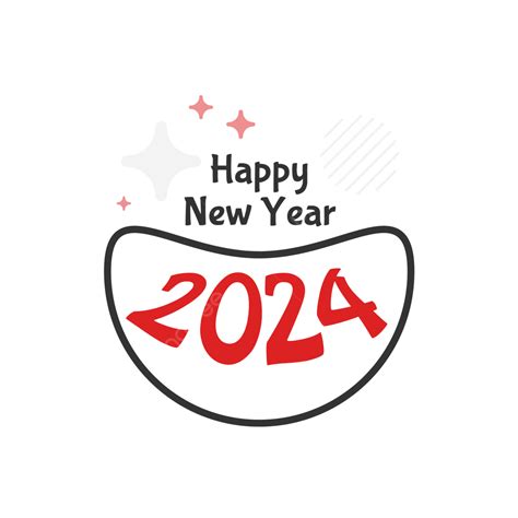 Feliz Ano Novo 2024 Vetor PNG 2024 Ano Novo Feliz Ano Novo Imagem