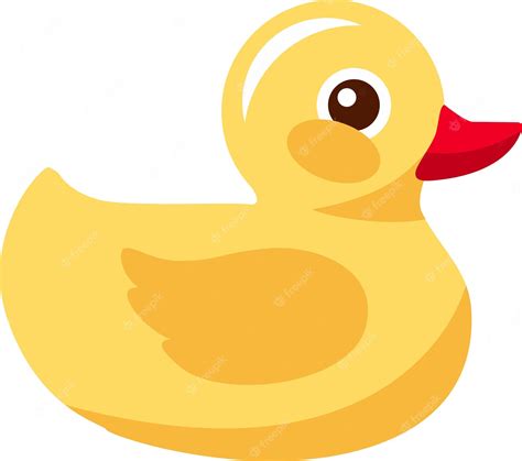 Premium Vector Yellow Rubber Duck