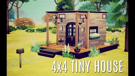 The Sims 4 Tiny House Build 6x6 Challenge Youtube