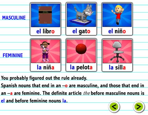 Género Gramatical En Español Grammatical Gender In Spanish