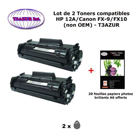 Manuals and user guides for canon mf4010 series. T3AZUR - 2 Toners génériques Canon Fx10 pour imprimante ...