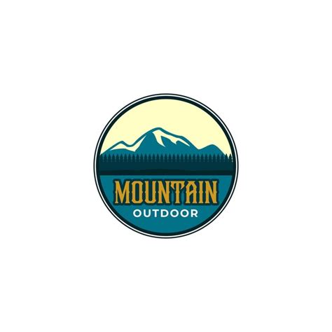Premium Vector Creative Mountain Outdoor Logo Design Vector
