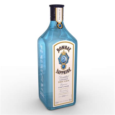 Maybe you would like to learn more about one of these? 3D Bombay Sapphire 70cl Bottle | CGTrader