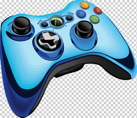 Descarga Gratis Ilustración Azul Del Controlador De Xbox Controlador