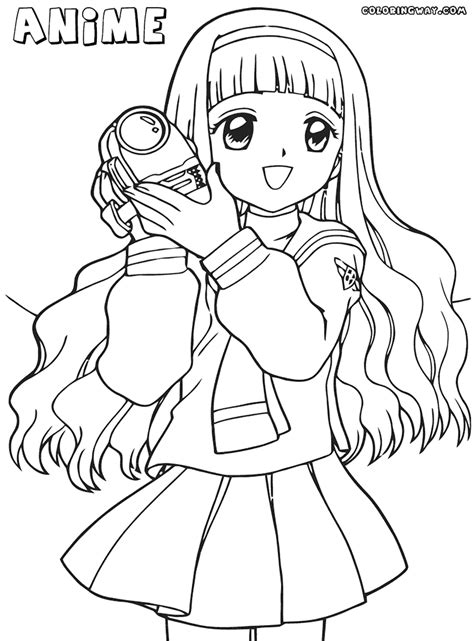 Anime Cute Coloring Pages Coloring Pages To Download And Print