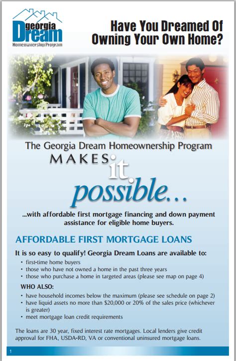 Have You Dreamed Of Owning Your Own Home Georgia Dream Georgia