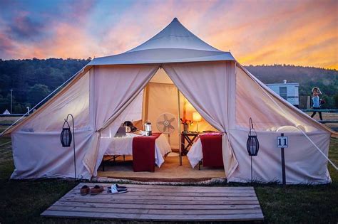 Glamping Campground In Lake George Adirondack Safari United States