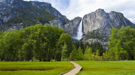 Nature Yosemite Falls Hd Wallpaper
