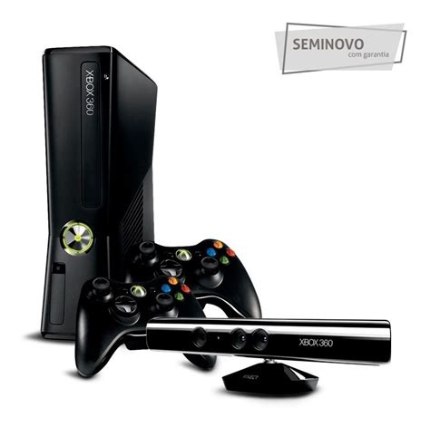Xbox 360 Slim Kinect 2 Controles Roda Qualquer Jogo Mercado Livre