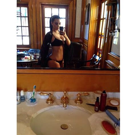 kim might as well have not been wearing her shawl in this selfie the sexiest kardashian
