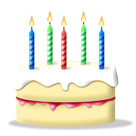 Happy Birthday Cake With Candles Animation