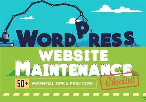 An Ultimate Guide To Wordpress Website Maintenance Infographic