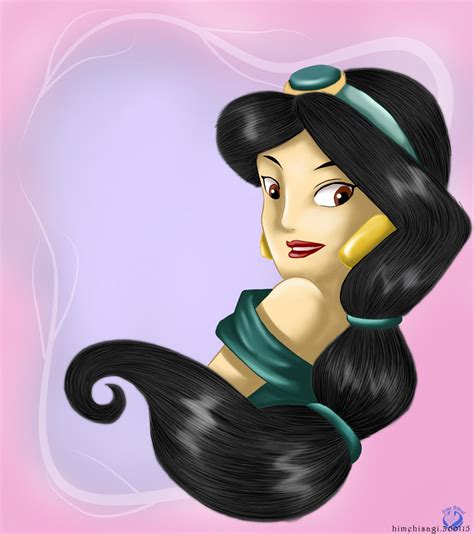 Disney Fan Art Jasmine Digitalized By Himehisagi On Deviantart