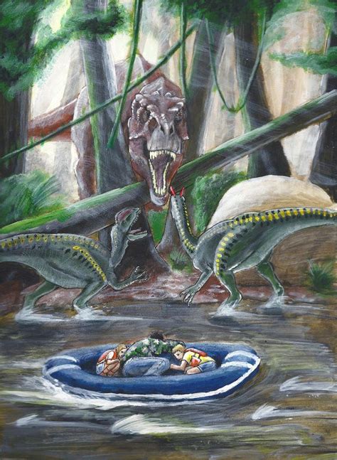 Jurassic Park Novel Illustration On Deviantart Jurassic Park