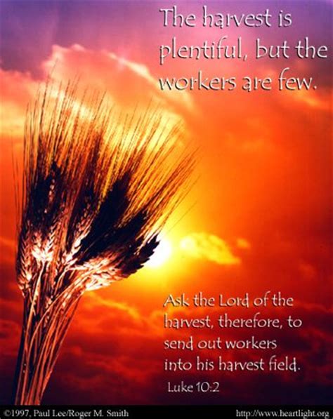 10/3 = 16/10 = 8/5 = 1 3/5 = 1.6 Luke 10:2 Illustrated: "The Harvest is Plentiful ...