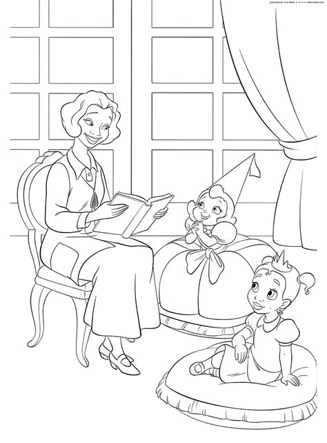Let your child cut out shapes of bread and fish. Mom and daughter Coloring pages 🖌 to print and color