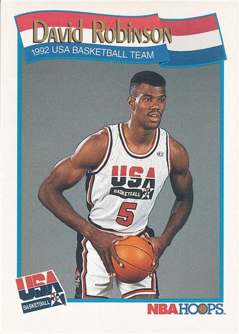 Buy from many sellers and get your cards all in one shipment! David Robinson's 1992 Olympic "Dream Team" Basketball Card. | Navy Legends | Pinterest | Dream ...