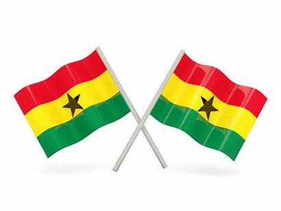 Ghana Wavy Flags Flag Non Commercial