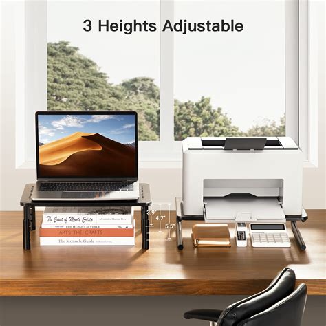 Buy Huanuo Monitor Stand Riser Monitor Stand 3 Height Adjustable