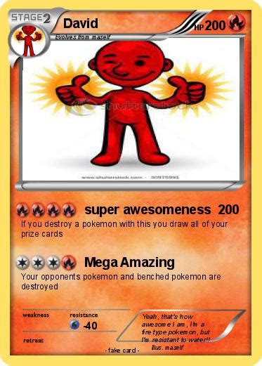 Pokémon David 1209 1209 Super Awesomeness My Pokemon Card