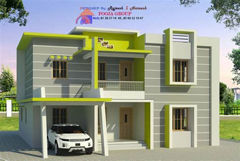 4 Bedroom Contemporary Home With Different Elevations And
