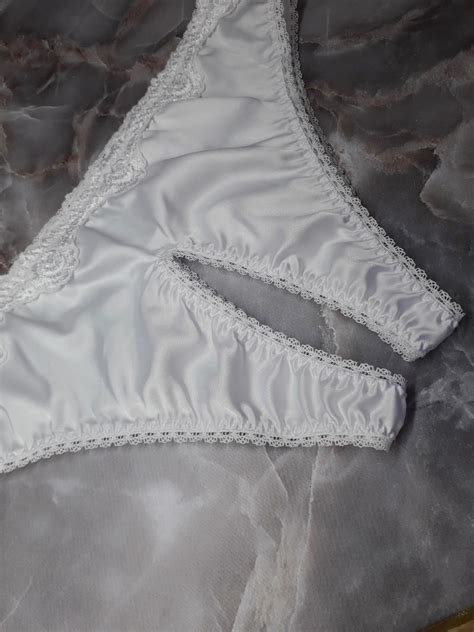 Crotchless Silk Panties For Men Silk Sissy Panties French Etsy