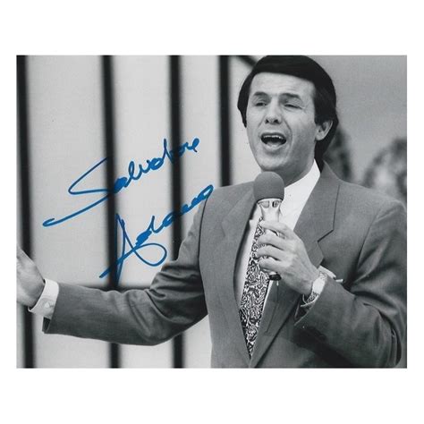 Salvatore, adamo is a singer and composer, who is known for his romantic ballads. Autographe Salvatore ADAMO (Photo dédicacée)
