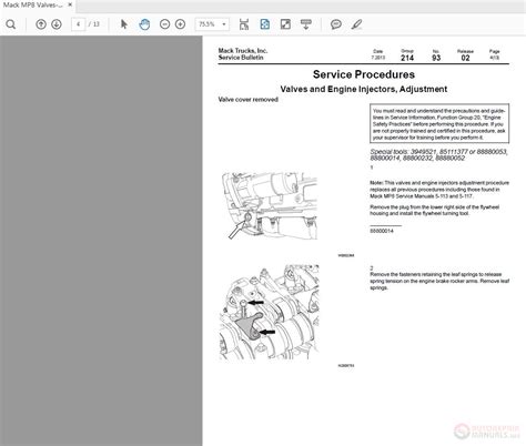 Mercury mercruiser #33 pcm 555 diagnostic service manual + wiring diagrams pdf, eng, 10.6 mb.pdf. Mack MP8 Valves-Engine Adjustment Service Bulletin Trucks | Auto Repair Manual Forum - Heavy ...