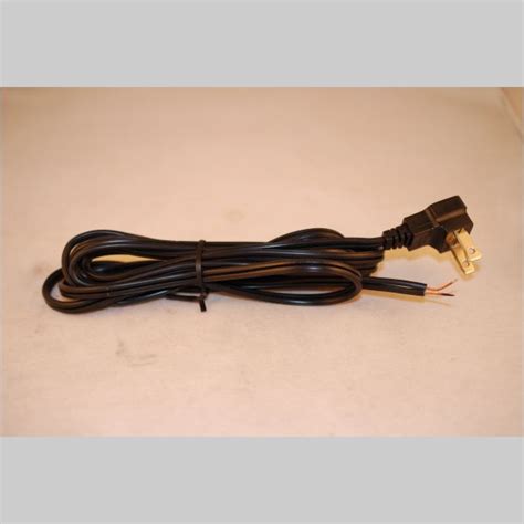 We carry a great variety of lamp cord sets at an affordable price. 30043P, 8 Foot black flat plug 18/2 SPT-2 polarized lamp ...