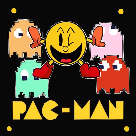 Pac Man Graphic Design By Retro Robosan On Deviantart