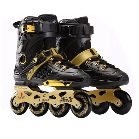 New Adult Single Row Roller Skating Shoes Straight Inline Skates Professional Skates Shoes