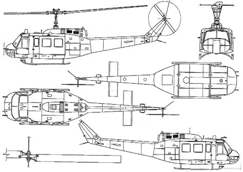 Bell 205 1a Uh 1h Huey Helicopter