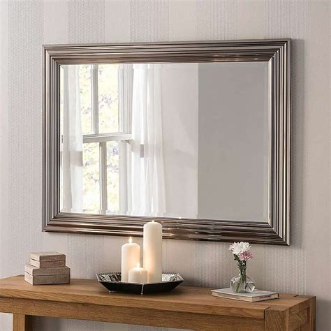 amelia dark chrome wall mirror dunelm mirror wall living room rectangular mirror living