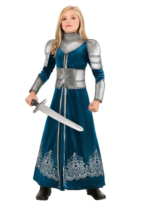 Medieval Warrior Costume For Girls